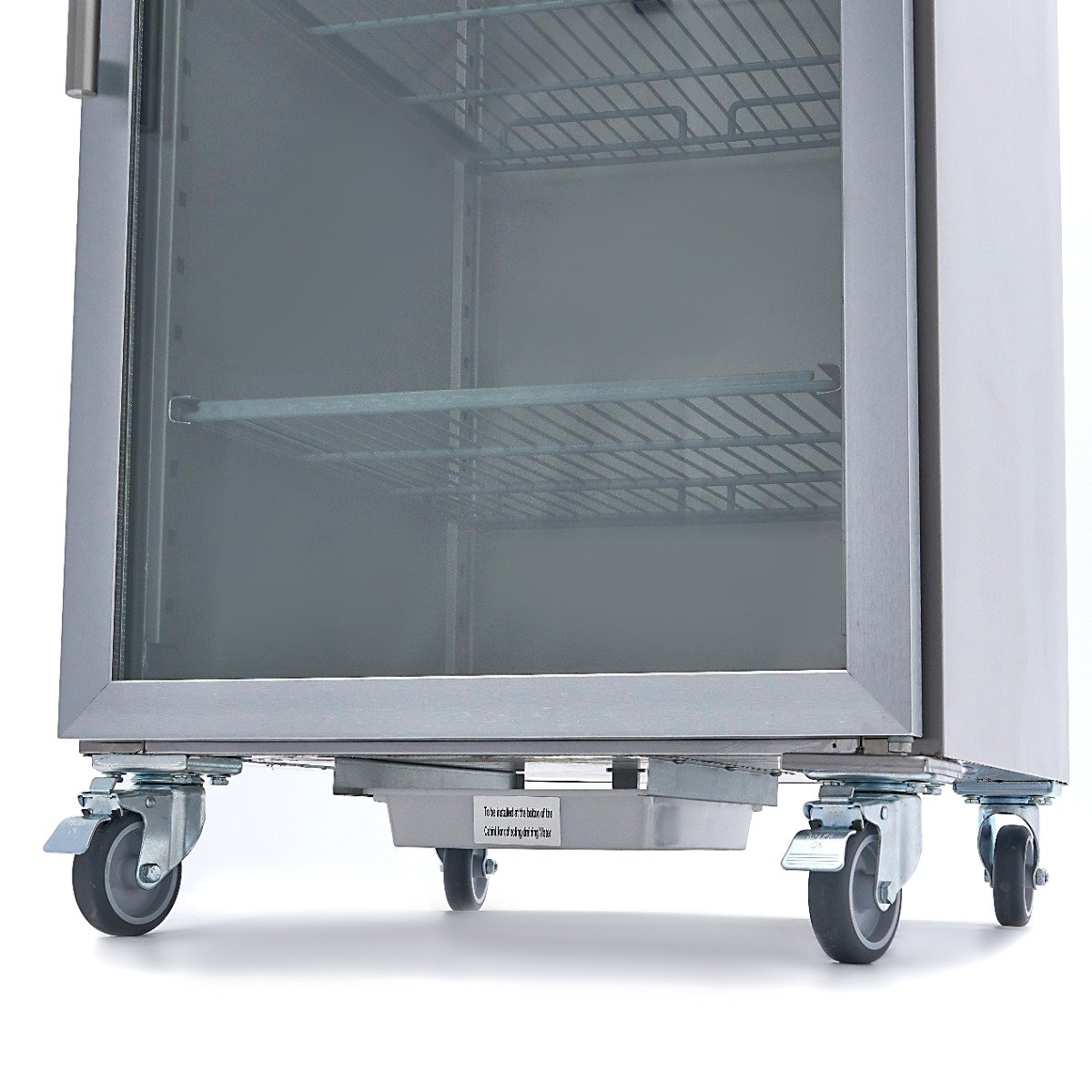 Freezer - 600L - 3 Adjustable Shelves (2/1GN) - Stainless Steel - with Glass Door - Image 12