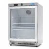 Fridge - 200L - Stainless Steel - with Glass Door