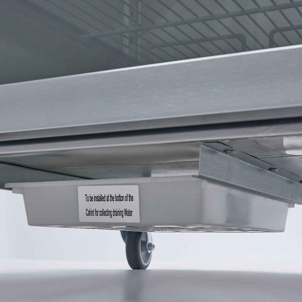 Freezer - 600L - 3 Adjustable Shelves (2/1GN) - Stainless Steel - with Glass Door - Image 13