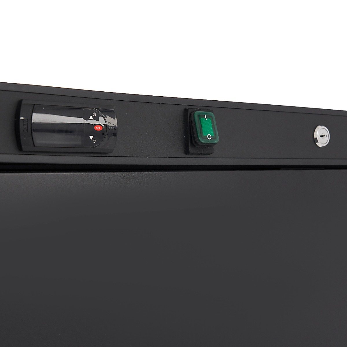 Freezer - 600L - 6 Fixed Shelves - Black - Image 6