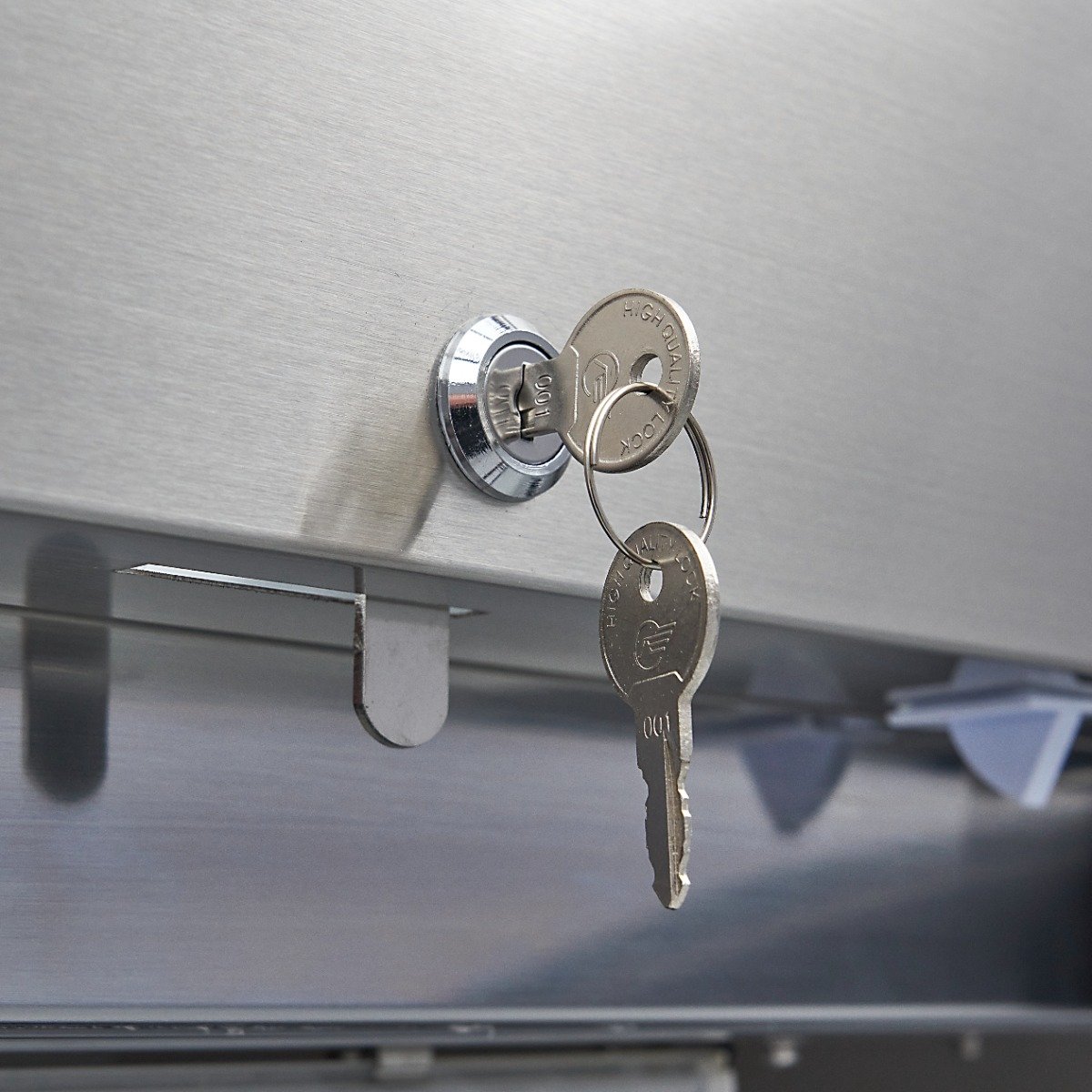 Freezer - 700L - 3 Adjustable Shelves (2/1 GN) - Stainless Steel - with Glass Door - Image 5