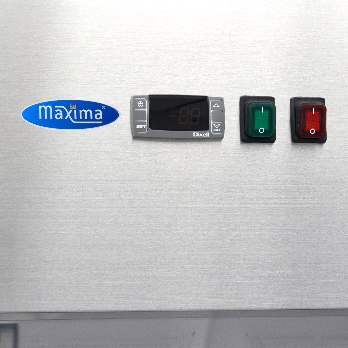 Fridge - 1400L - 6 Adjustable Shelves (2/1 GN) - Stainless Steel - with Glass Doors - Image 4