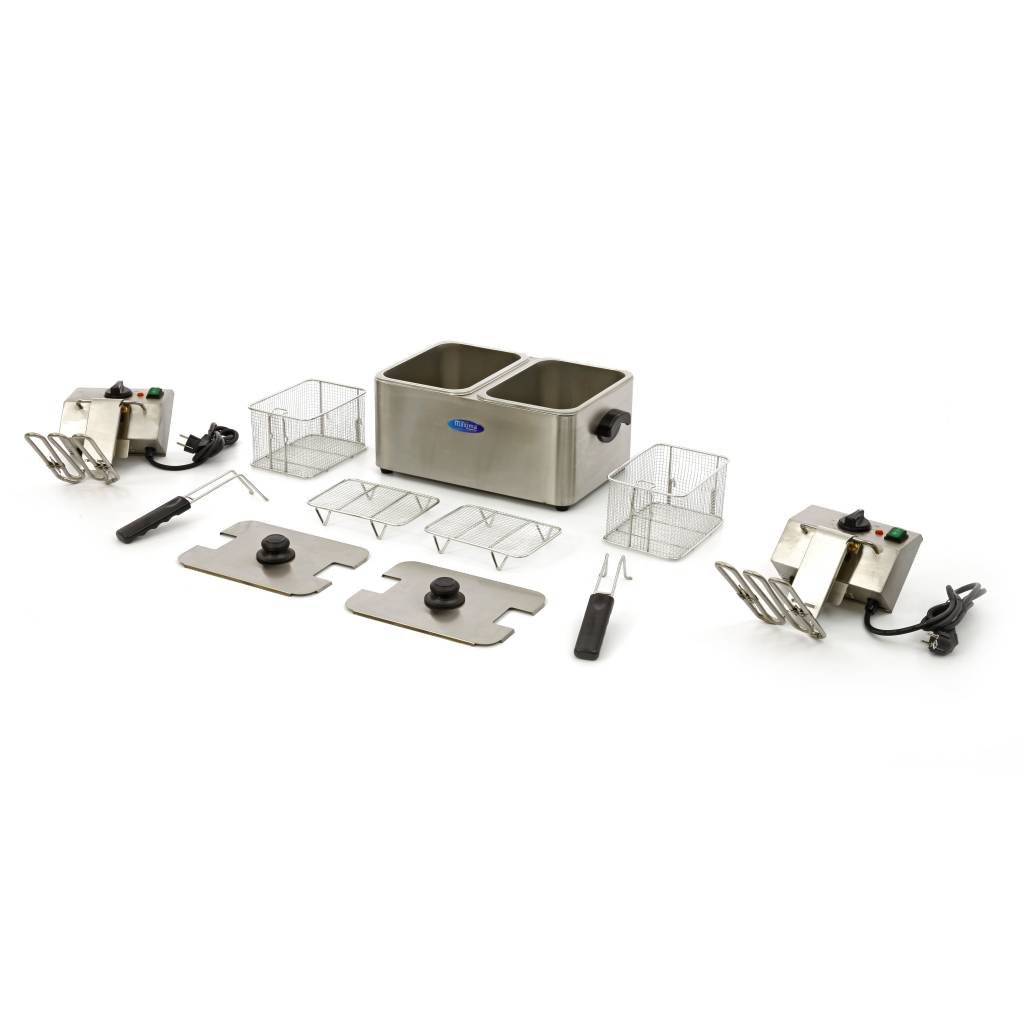 Deep Fryer - 2 x 4L - 2 Baskets - up to 2kg of Fries - Image 6