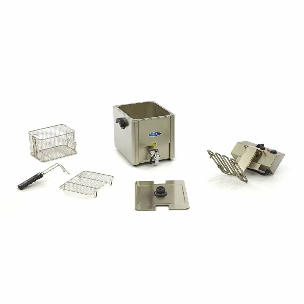 Deep Fryer - 8L - 1 Basket - with Drain Tap - Image 8