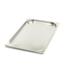 Gastronorm Container - 1/1 GN - 2cm Deep - Stainless Steel