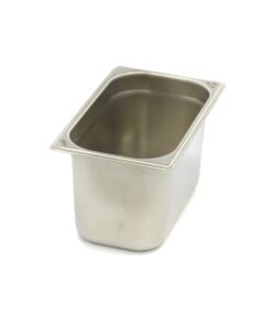 Gastronorm Container - 1/4 GN - 15cm Deep - Stainless Steel