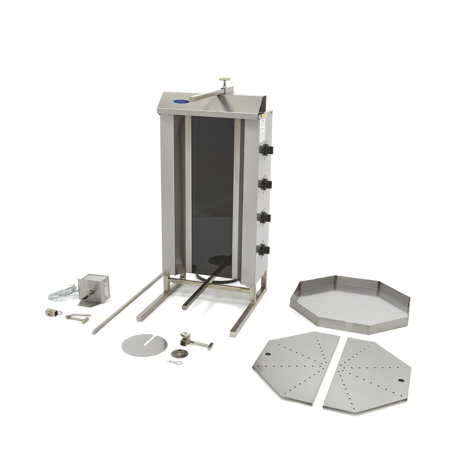 Kebab Grill - 4 Burners - 50kg Meat - Electric - Image 5