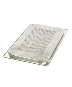 Alternative view of Gastronorm Container - 1/1 GN - 2cm Deep - Stainless Steel - Perforated