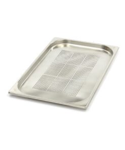 Gastronorm Container - 1/1 GN - 2cm Deep - Stainless Steel - Perforated