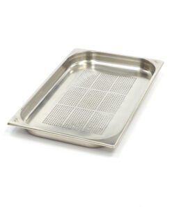 Gastronorm Container - 1/1 GN - 4cm Deep - Stainless Steel - Perforated