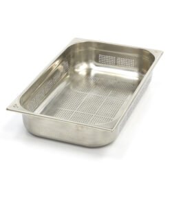 Gastronorm Container - 1/1 GN - 10cm Deep - Stainless Steel - Perforated