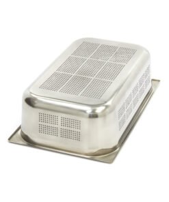 Alternative view of Gastronorm Container - 1/1 GN - 15cm Deep - Stainless Steel - Perforated