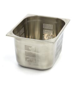 Gastronorm Container - 1/2 GN - 20cm Deep - Stainless Steel - Perforated