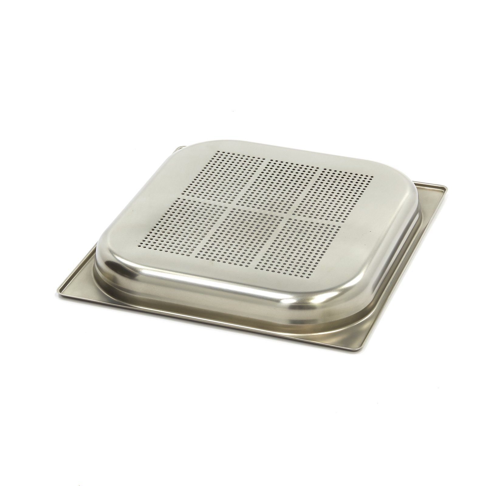Gastronorm Container - 2/3 GN - 4cm Deep - Stainless Steel - Perforated - Image 2